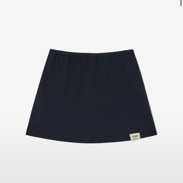 글로니 지 클래식 미니스커트 네이비 G CLASSIC MINI SKIRT