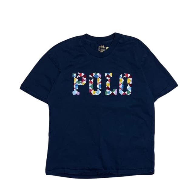 폴로 랄프로렌 빅로고 퀄트 그래픽 반팔