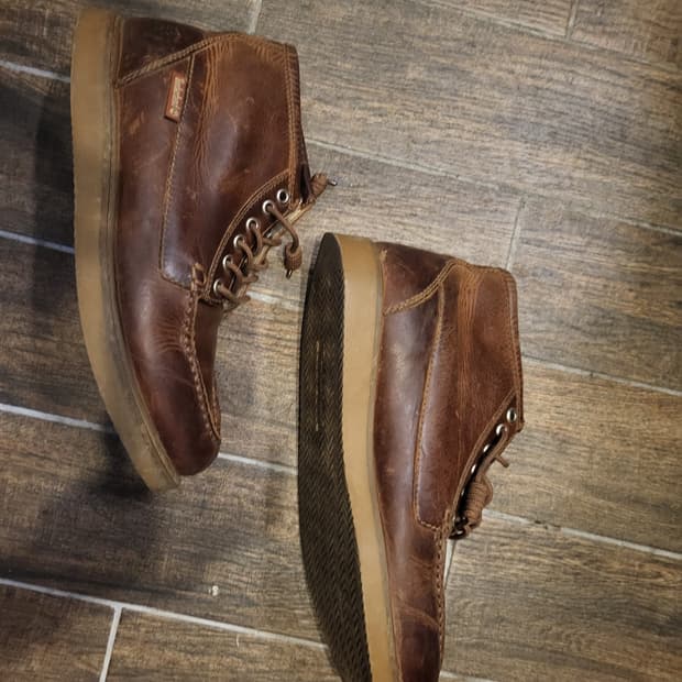 팀버랜드  가죽 브라운 부츠us8