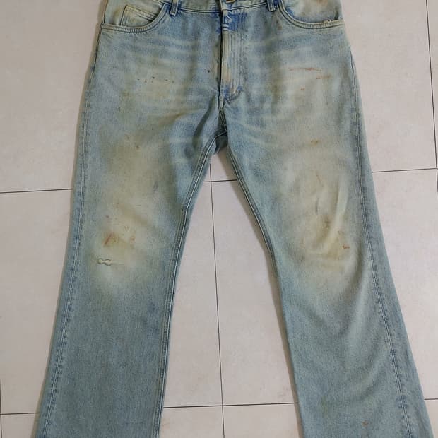 22ss 마르지엘라 더티워싱 플레어팬츠