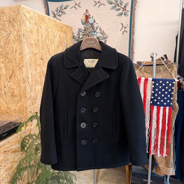 쇼트 740N 피코트 블랙