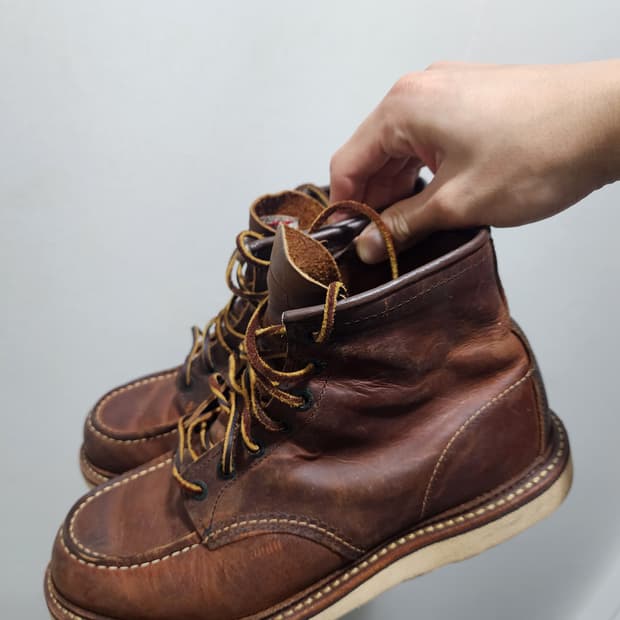 [US9.5D]레드윙 1907 브라운 레더 워커 부츠 eu42.5