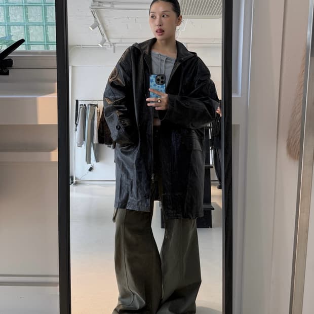 (새상품) 오데스 레더코트