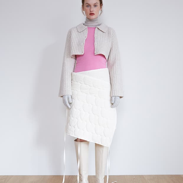 OEF 크롭 가디건