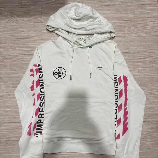 오프화이트 후드티