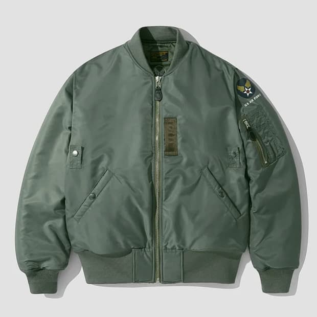 아웃스탠딩 MA-1 세이지 그린 L사이즈
