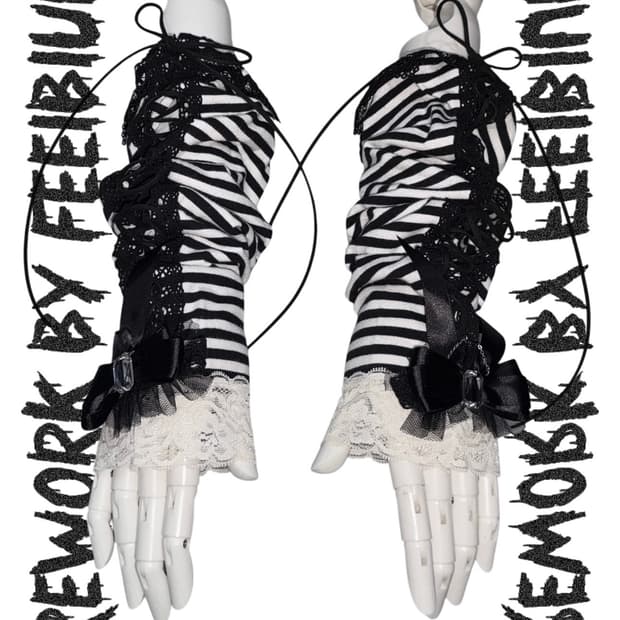 FEELBLUE REWORK 028 GOTH DOLL armwear