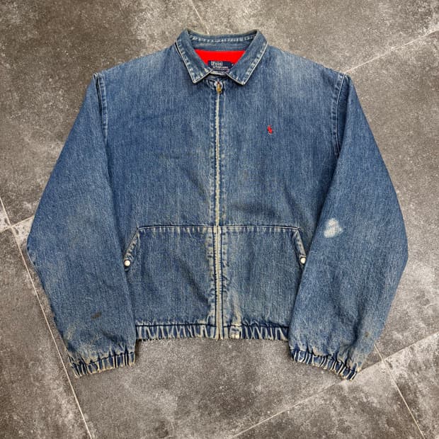 80s USA 폴로 스윙탑 자켓 XL