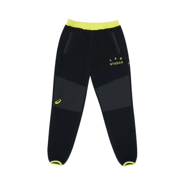 아이앱 스튜디오 x 아식스 플리스 팬츠 블랙