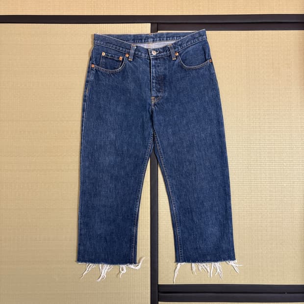 헬무트 랭 컷오프 카프리 팬츠