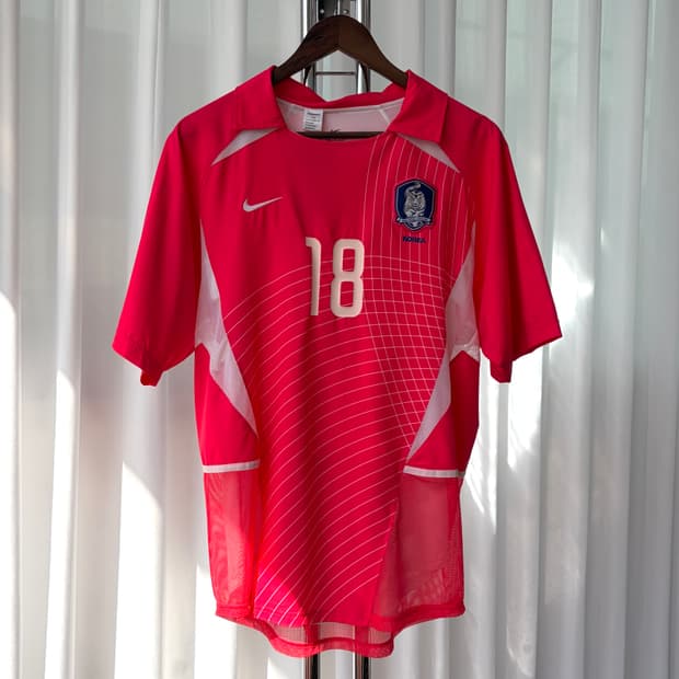 (새상품)[L]나이키 황선홍 2002 월드컵 듀얼레이어 선수지급용 유니폼