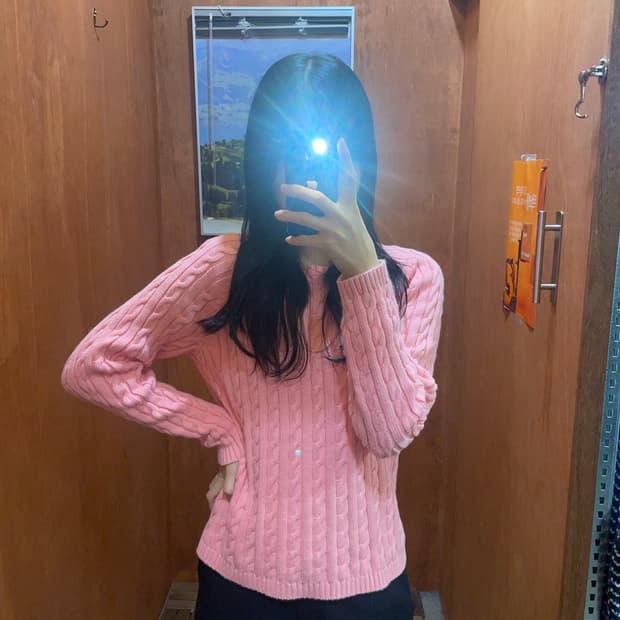 (M) L.L.Bean 엘엘빈 케이블 니트