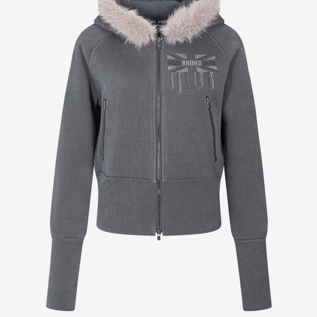Becky Fur Hoodie Jacket