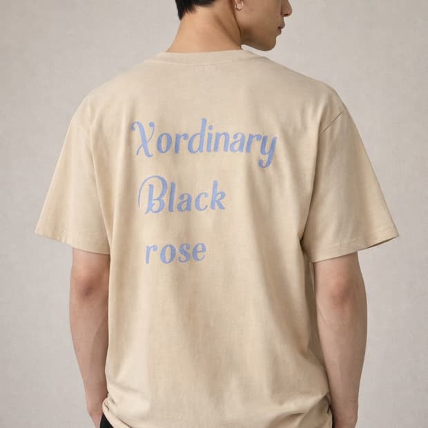 X:ORDINARY Black rose 티셔츠 52