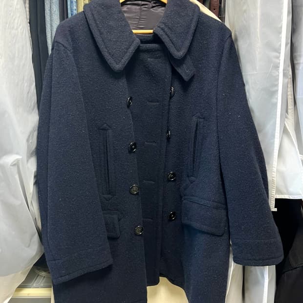 22aw 캡틴선샤인 피코트 네이비 / 38