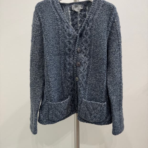 솔로이스트 피셔맨 카멜 니트 가디건