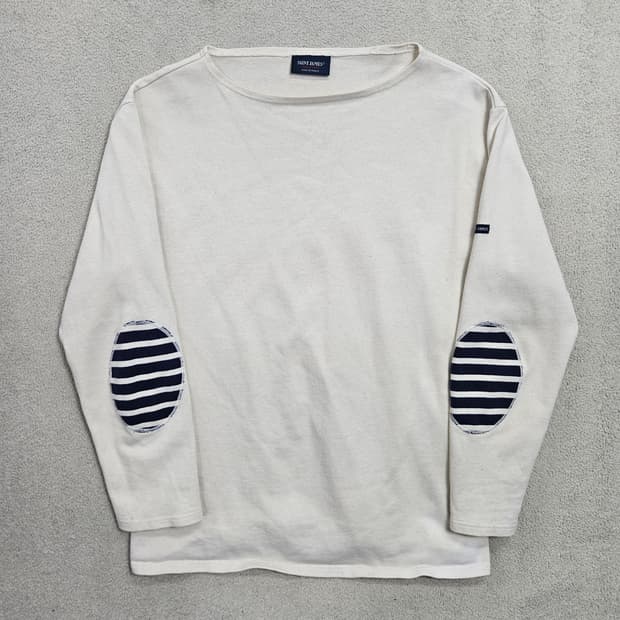 세인트제임스 엘보우 패치 긴팔티