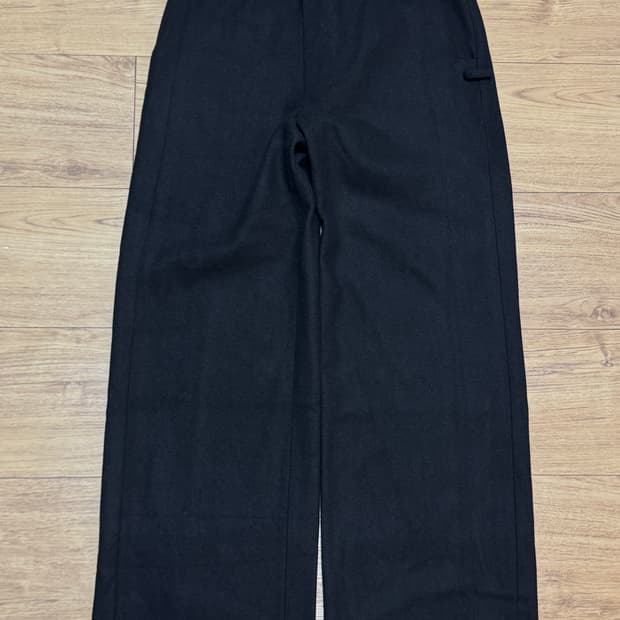 (새상품)아더에러 18FW 울 패널 슬랙스 A2 블랙