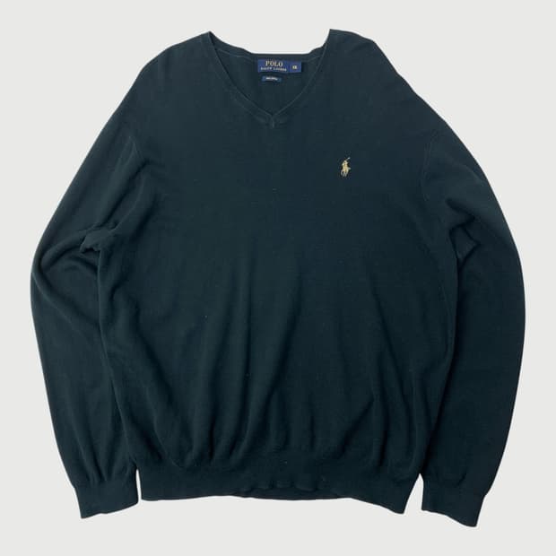 [XXL/정품] 폴로 랄프로렌 브이넥 니트 그린L1-0011