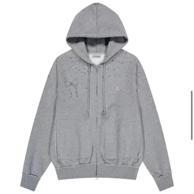 코이세이오 트윙클 후드집업 그레이