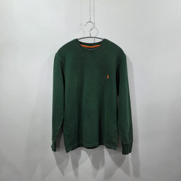 폴로랄프로렌 와플 롱슬리브 S