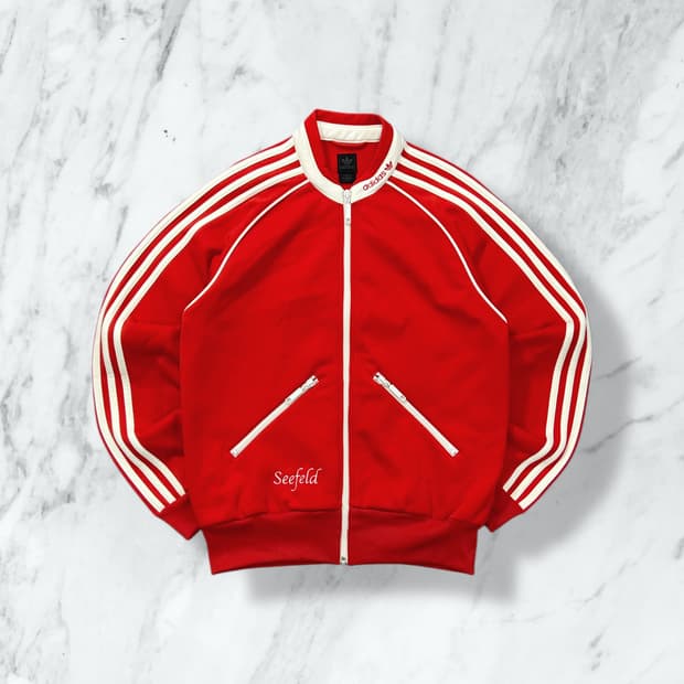 아디다스 씨펠드 레드화이트 트랙탑 져지 