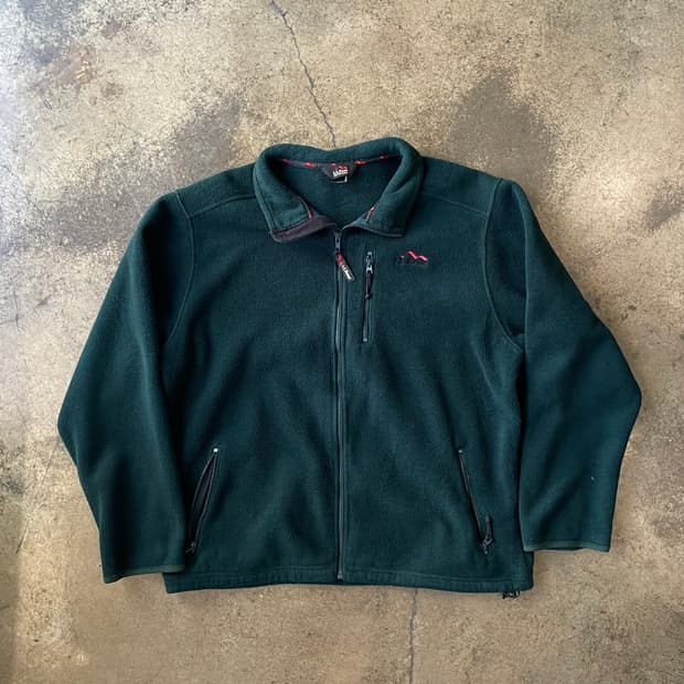 90’s USA L.L.Bean outdoor fleece zipup L