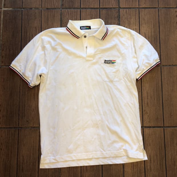 일본빈티지 Benetton 베네통 올드스쿨아메카지스트릿 반팔카라티셔츠