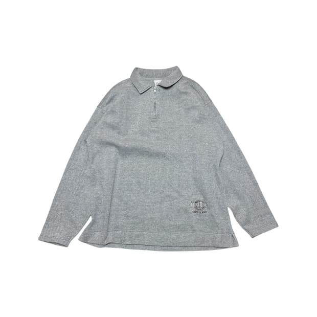 Hard Lock Cafè Half Zip-Up Sweatshirt