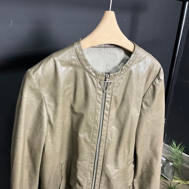 질 샌더 by raf simons 09ss 레더 자켓