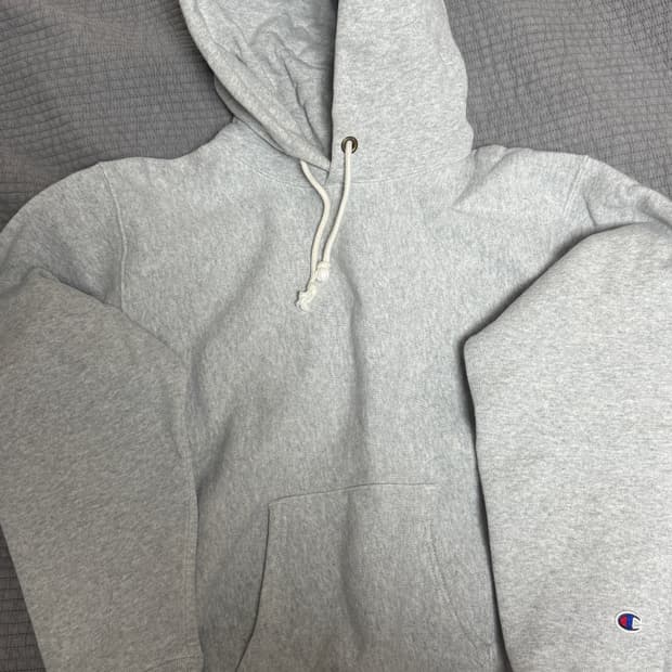 챔피온 리버스위브 블루택 후드티 Xl 사이즈