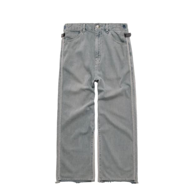 폴리테루 리빌드 고시마 데님 팬츠 블루그레이 4사이즈