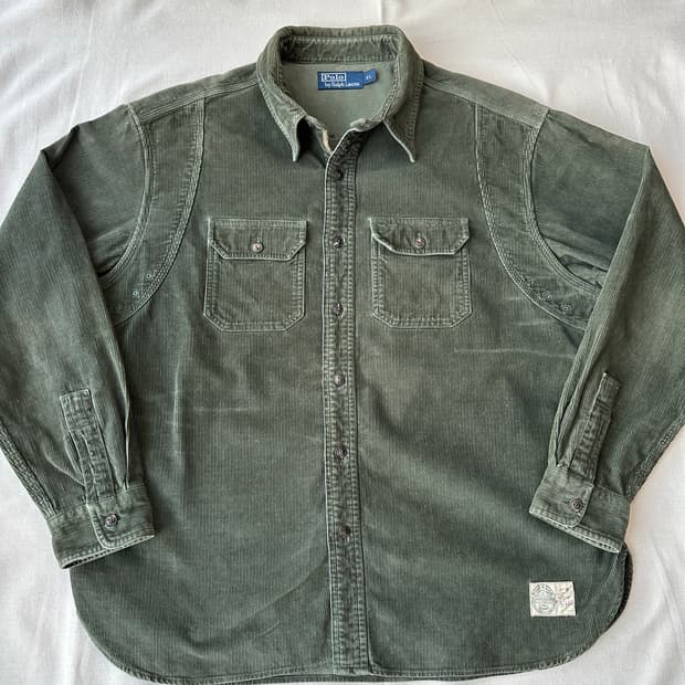 XL 폴로 코듀로이 헌팅 셔츠