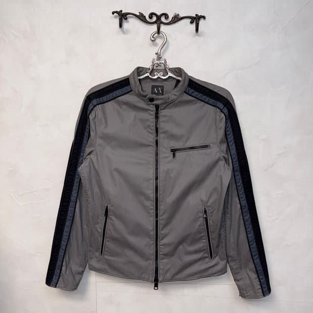 ArmaniExchange side line cotton biker jk