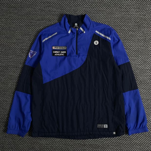 험멜 덴마크 어센틱 트레이닝 우븐 아노락 웜업y 3000