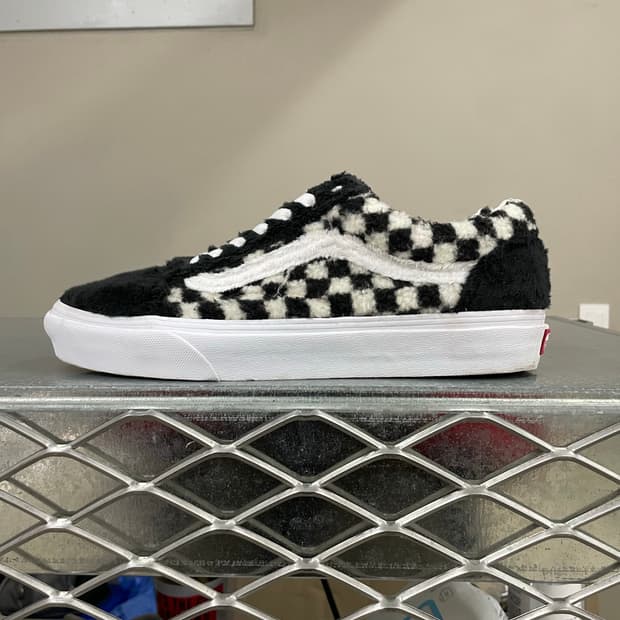 반스 올드스쿨 셰르파 체커보드 블랙 270 (gr-4122)