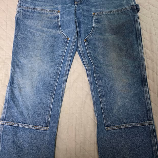 [36X30] 빈티지 칼하트 더블니 데님 릴렉스핏 B-7