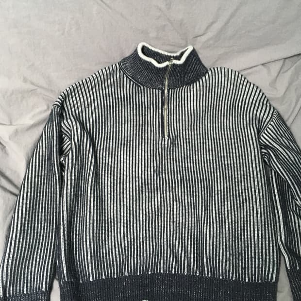 트릴리온 니트히프집업