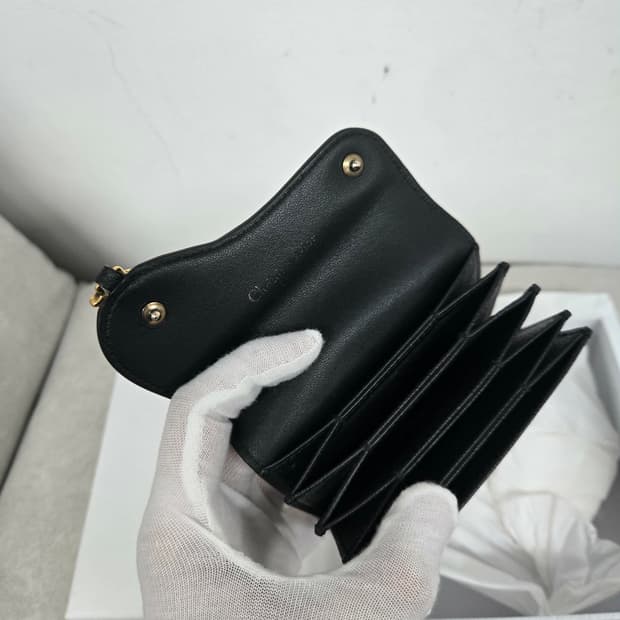 [보증서 정품] 디올 새들 아코디언 반지갑