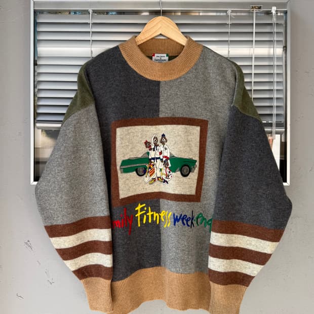 Jean-Charles de Castelbajac 90s jpn knit