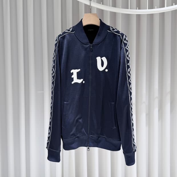 2XL / 루이비통 모노그램 네이비 트랙 져지 자켓