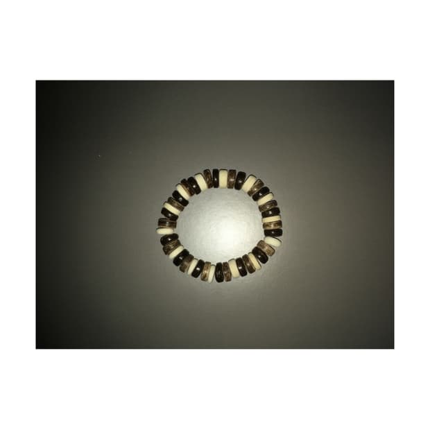 [악] 빈티지 볼드 우드비즈 팔찌