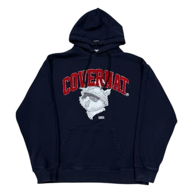 커버낫 X LOL 티모 후드티 네이비 L