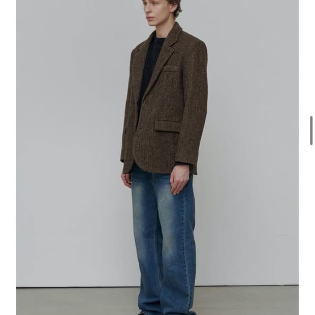 에니타임로릭 세미플레어핏 청바지