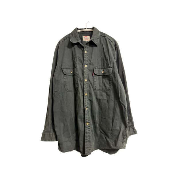 리바이스 블랙 워크 셔츠 자켓