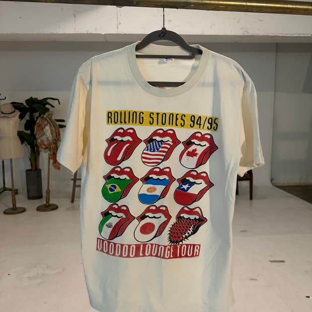 빈티지 락티 밴드티 롤링스톤