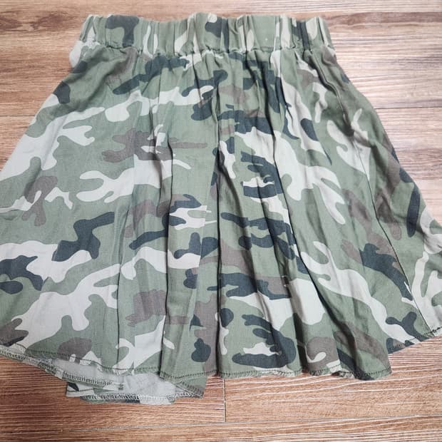 빈티지 카모 스커트