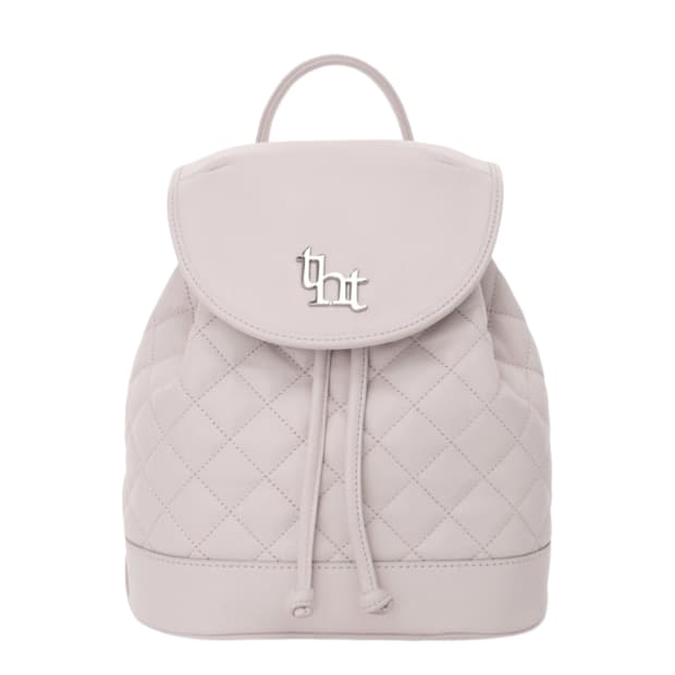 새상품 쓰리타임즈 아콘 퀼티드 백팩 핑크