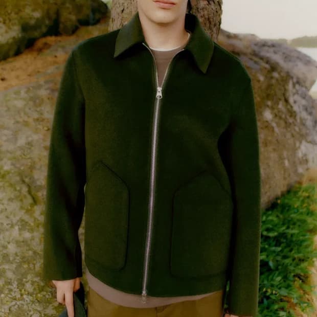 [Last Sale][아르켓] 쇼트 더블페이스 울 자켓