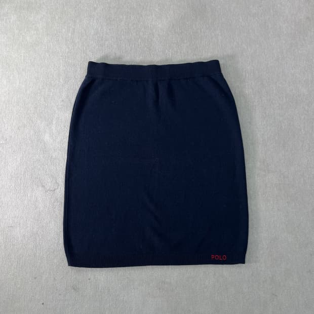 37 폴로랄프로렌 90s 스몰로고 니트 스커트